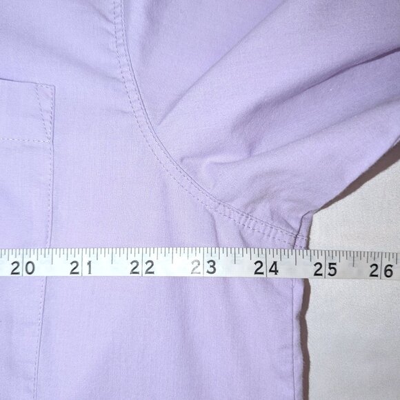 Abercrombie & Fitch | Oversized Poplin Shirt in Lavender | Size Large - Picture 10 of 13